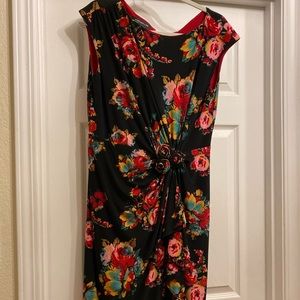 Stretchy floral dress